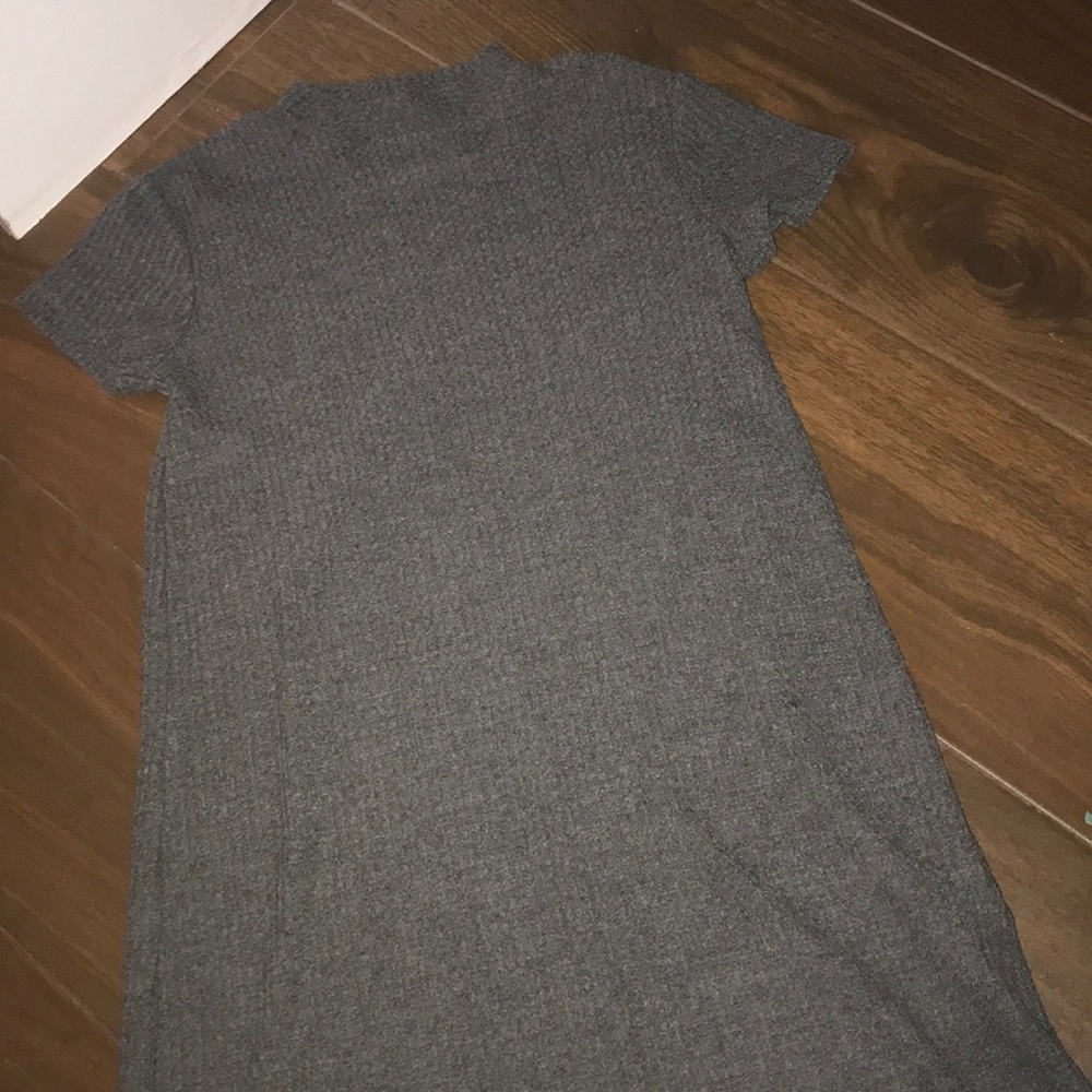 To the knees dress.